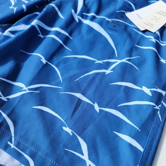 NEW Men's Size 32 Free Assembly Blue Swim Shorts Boardshorts Boardshort Board Sh - Picture 7 of 16